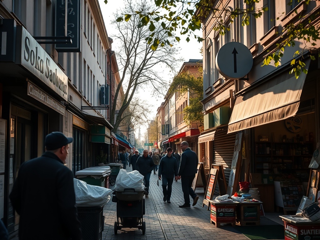 Ilustracja przedstawiająca odrestaurowany zabytkowy budynek w Łodzi, symbol dofinansowania na zabytki Łódzkie.