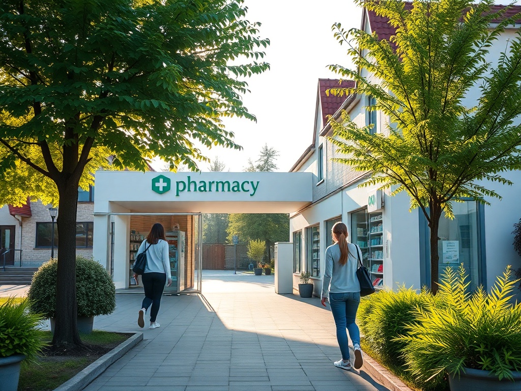 Plakat informacyjny o pracy w MOPS Łódź i możliwościach bezpłatnej mammografii dla mieszkanek miasta.