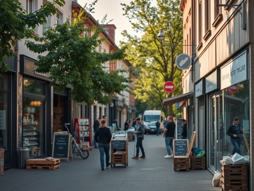 Mapa Polski z zaznaczoną Łodzią, symbolizująca analizę danych GUS o bezrobociu i zarobkach.