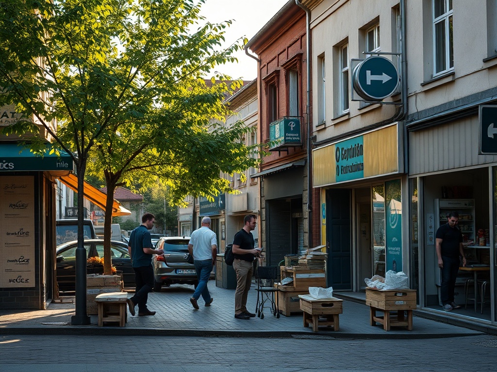 Plakat informujący o dopłatach do wymiany kopciuchów w Łodzi dla poprawy jakości powietrza
