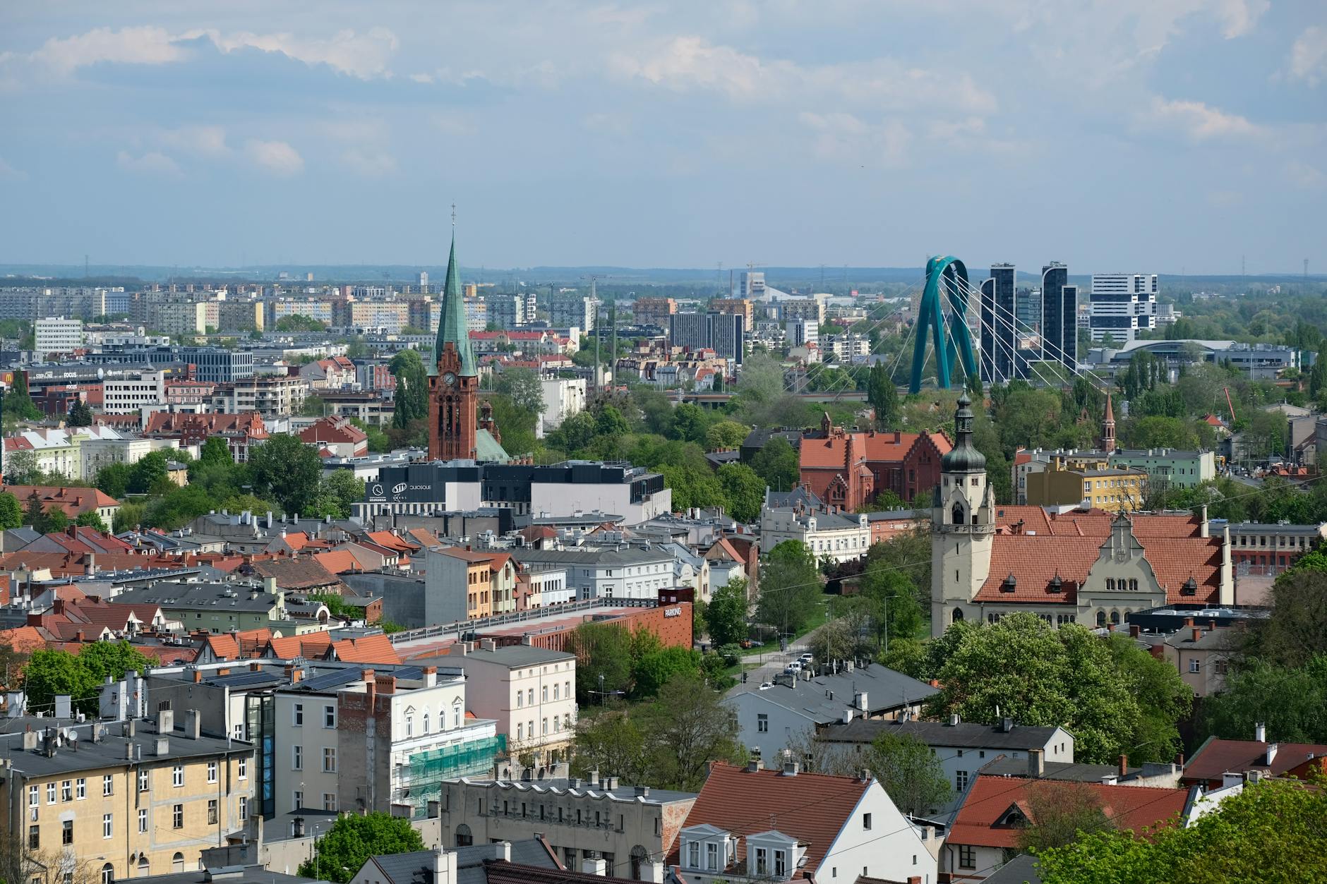Grafika symbolizująca rozwój i fundusze unijne dla województwa łódzkiego
